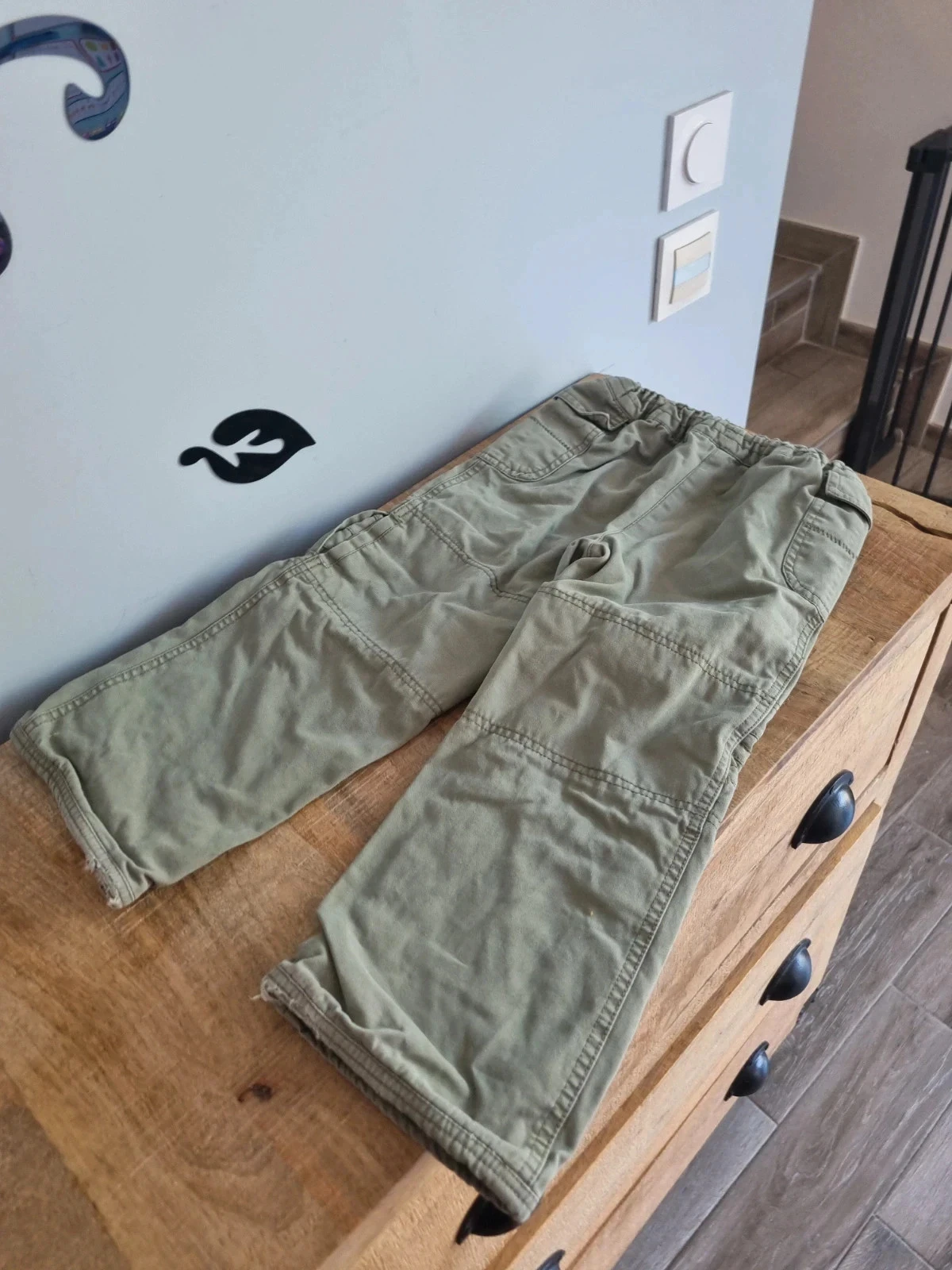 Calça cargo infantil cáqui – Marca Longboard – Tamanho 5 anos – photo 6